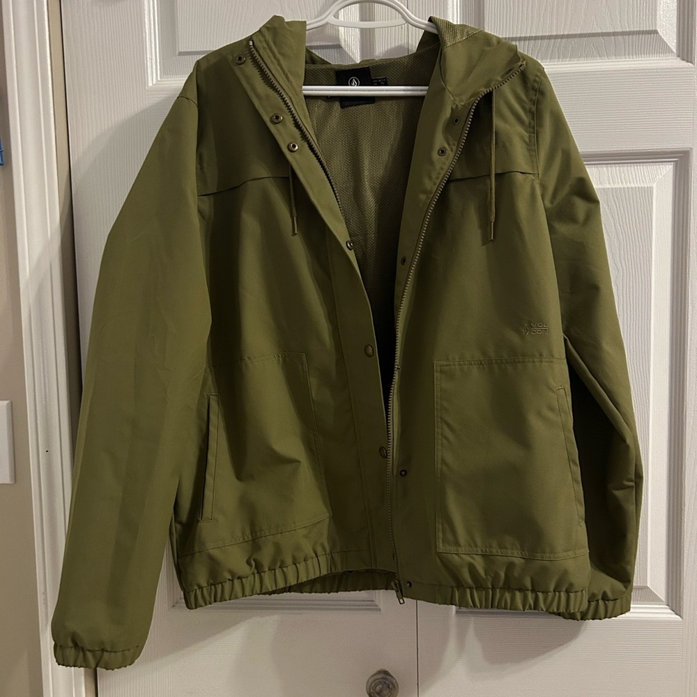 Olive Green VOLCOM Women’s Enemy Stone Jacket